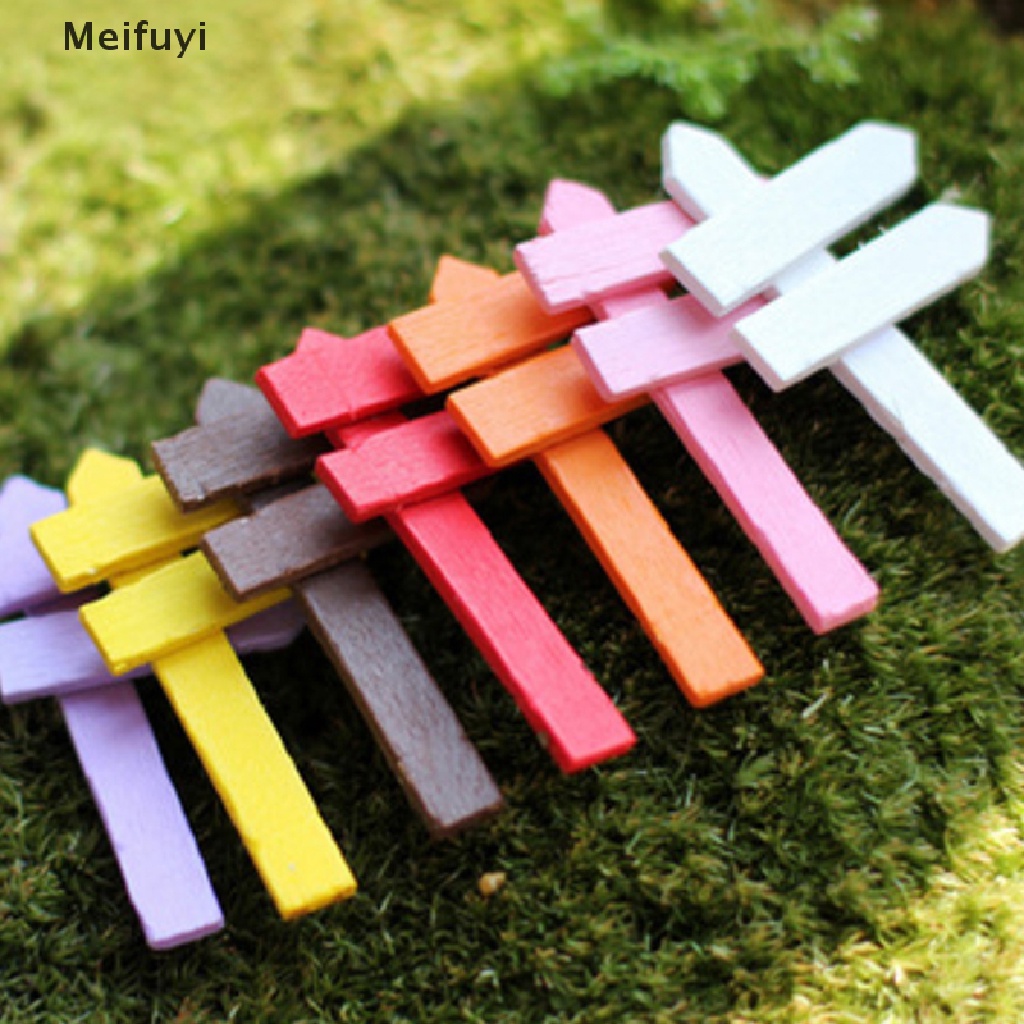 Hàng Rào Gỗ Thu Nhỏ Dùng Trang Trí Sân Vườn / Nhà Búp Bê