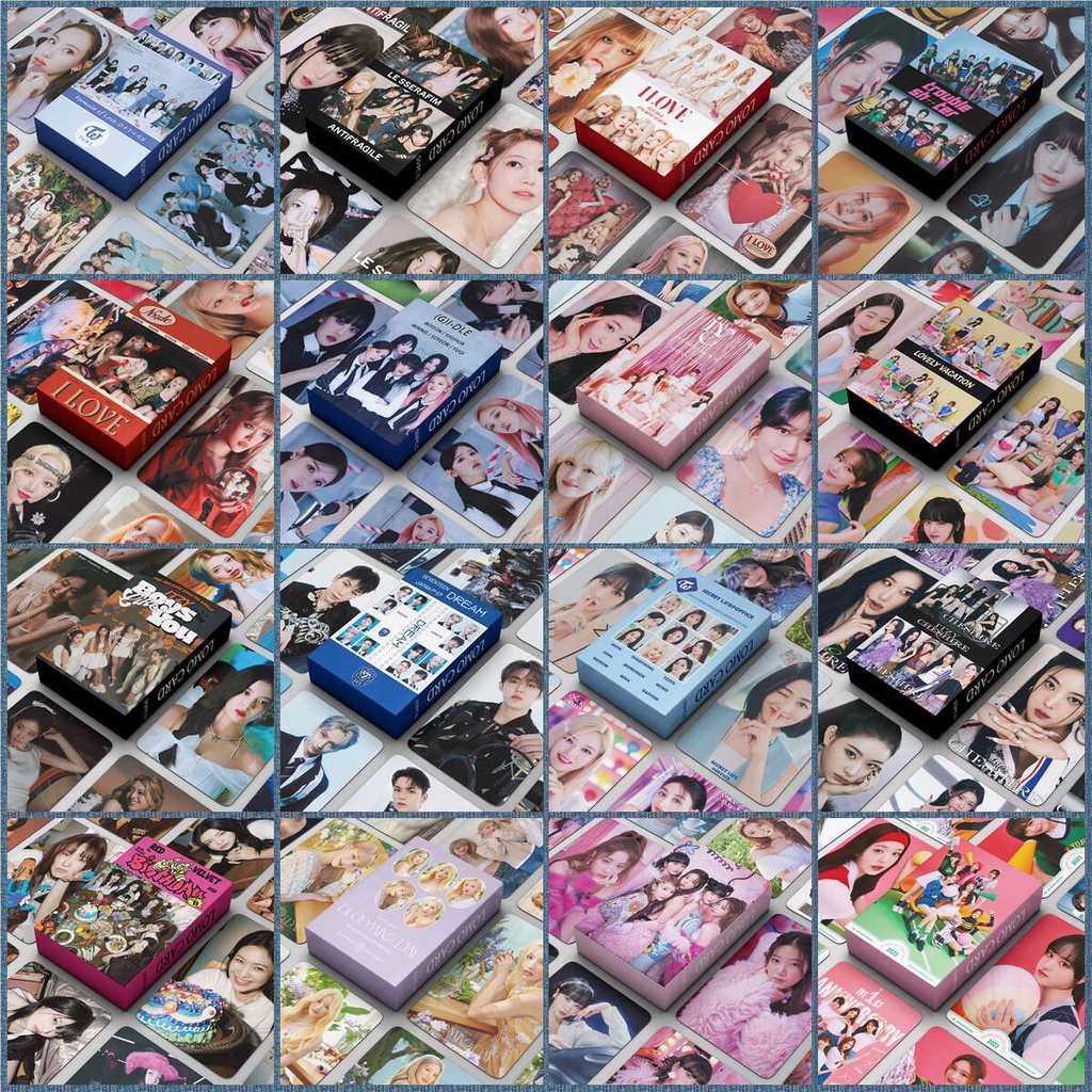 Bộ Ảnh Thẻ Lomo Nhóm Nhạc Nữ Thần Tượng Kpop HD Chất Lượng Cao Thời Trang Hàn Quốc
