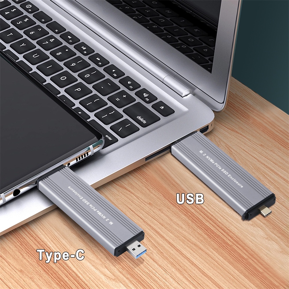 Hộp Đựng Ổ Cứng SSD 10Gbps M2 NVMe 10Gbps M.2 Sang USB Type C 3.1