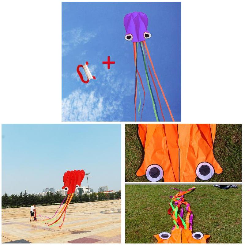 Diều Hình Bạch Tuộc Cỡ Lớn 4M Kèm 30m Dây Thả Cho Bé