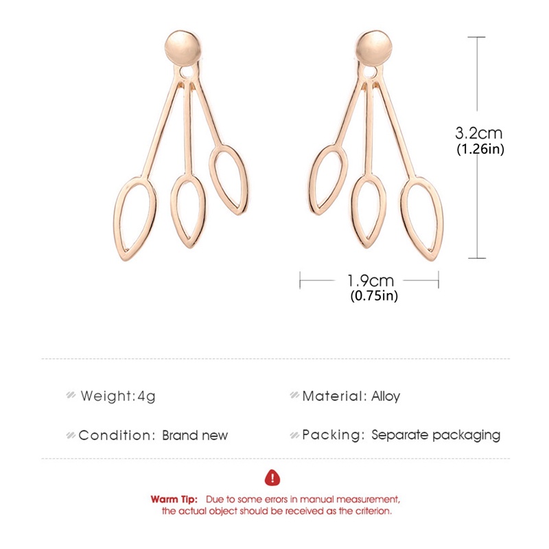 Đôi Khuyên Tai Dài Hình Hoa Thời Trang Cho Nữ