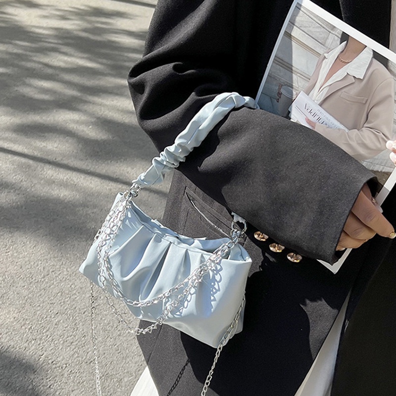 Fancy Túi Xách Đeo Vai Kiểu Pháp Hình Đám Mây Gấp Lại Được