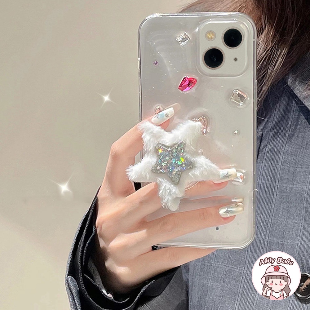 Ốp Điện Thoại TPU Mềm Đính Đá Giả Kim Cương 3D Chống Sốc Chống Dấu Vân Tay Cho IPhone 14 Pro Max 13 12 11 Pro Max