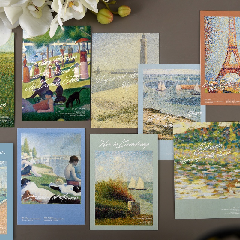 Bộ 15 Tấm Bưu Thiếp Trang Trí Tường Phong Cách Retro