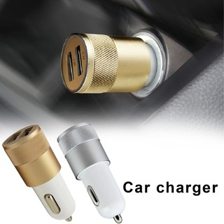 Tẩu sạc điện thoại nhanh 2 cổng usb 2.1a 1a cho xe hơi xe máy