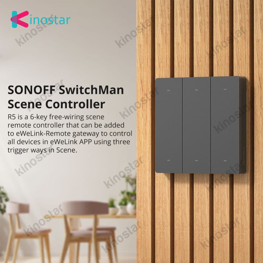 (Tại Chỗ) Công Tắc Sonoff M5/R5 Công Tắc Treo Tường Thông Minh/Bảng Điều Khiển Treo Tường Gia Đình Nút Loại 120 1/2/3 Chữ Số Ứng Dụng Alexa Google Home Hỗ Trợ Điều Khiển Từ Xa.