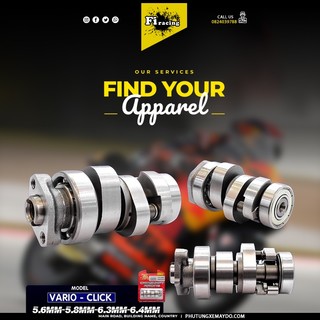 Cốt cam độ vario click125 ta racing 5ly6 5ly8 6ly3 6ly4