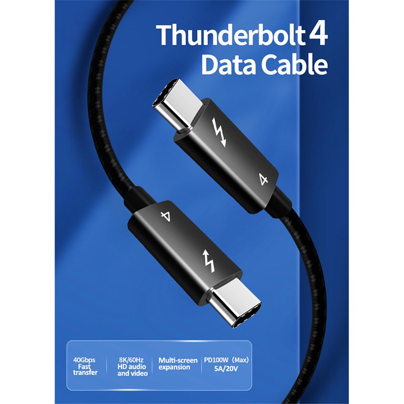 Cáp ChuyểN ĐổI Dữ LiệU USB 4.4 40Gbps Sang Type C PD 100W 8K Cho Macbook 4
