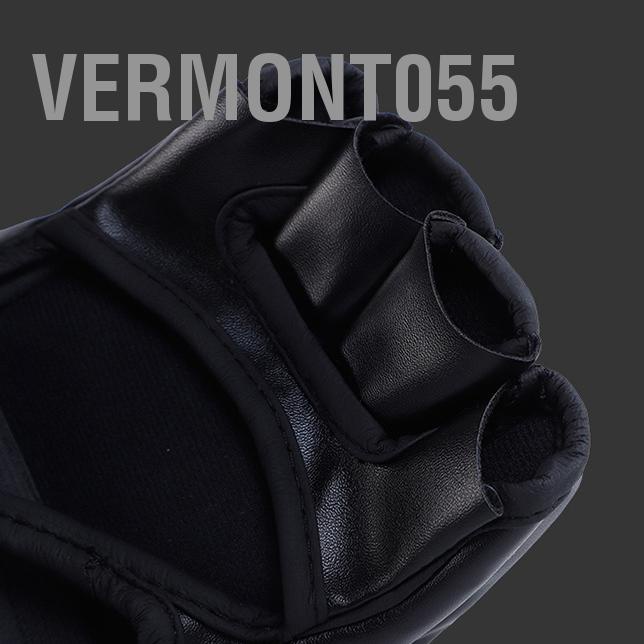 1 Đôi Găng Tay Hở Ngón Tập Boxing Dày Dặn Màu Đen