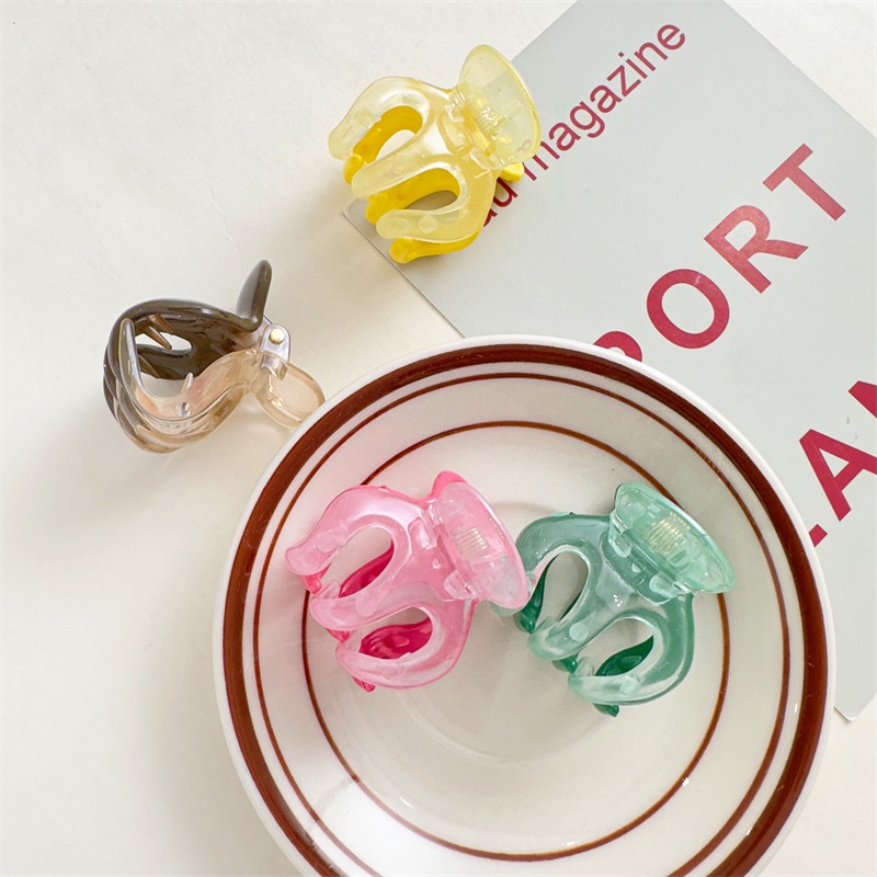 Kẹp Tóc Hình Cá Mập Hai Màu Sắc Kẹo Ngọt Dành Cho Trẻ Em 2023