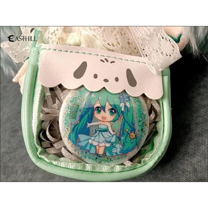 Túi Đeo Chéo Trong Suốt Họa Tiết Sanrio Gooka Melody Pachacco Dễ Thương Cho Bé Gái