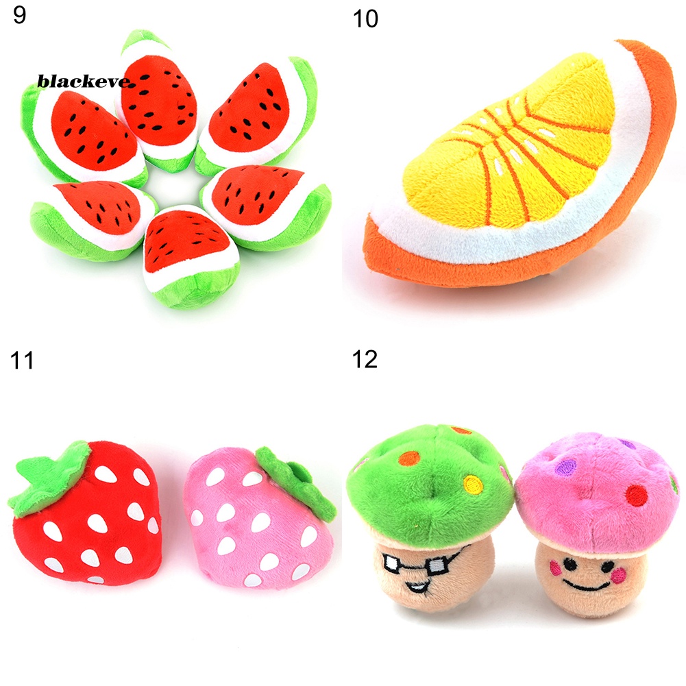 Đồ Chơi Nhồi Bông Phát Ra Âm Thanh Hình Xương Trái Cây Cho Thú Cưng