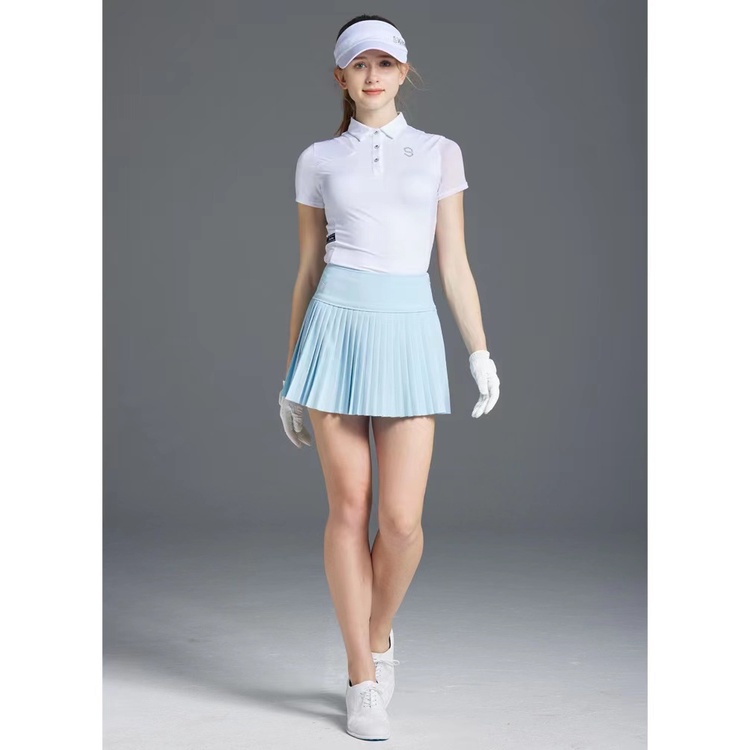 Chân Váy Xếp Ly Ôm Dáng Phong Cách Hàn Quốc Mới Cho Nữ Chơi Golf J2E2