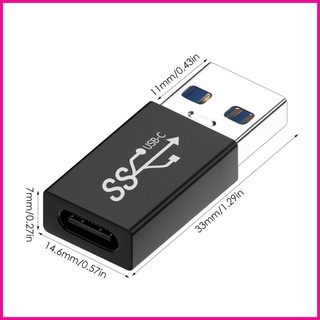 Đầu Chuyển Đổi USB Type C 10Gbps Sang A Type C Cho Ftvn