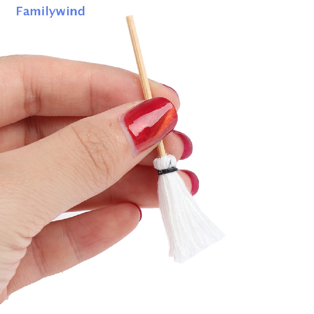 1 Bộ Xô Và Cây Lau Nhà Trang Trí Nhà Búp Bê 1: 12