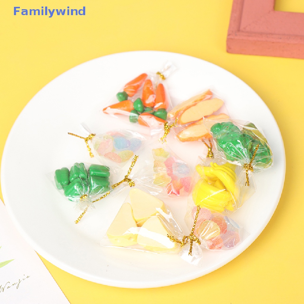 Mô Hình Bánh Mì / Rau Củ Quả 1: 12 Trang Trí Nhà Búp Bê
