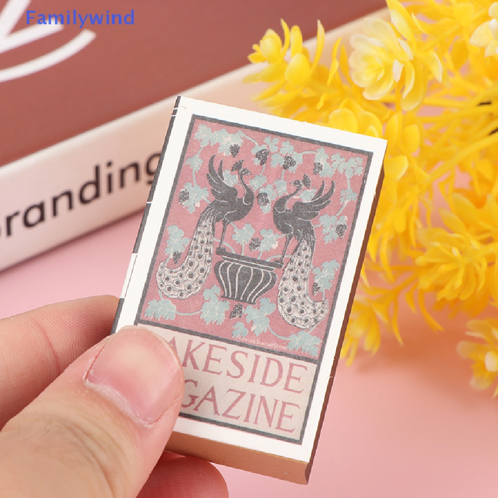 Mô Hình Quyển Sách Hoạt Hình Tỷ Lệ 1: 12 Dùng Trang Trí Nhà Búp Bê