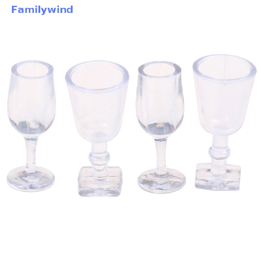 Bộ 4 Ly Tách Uống Nước Đồ Chơi Búp Bê Cỡ 1 / 12