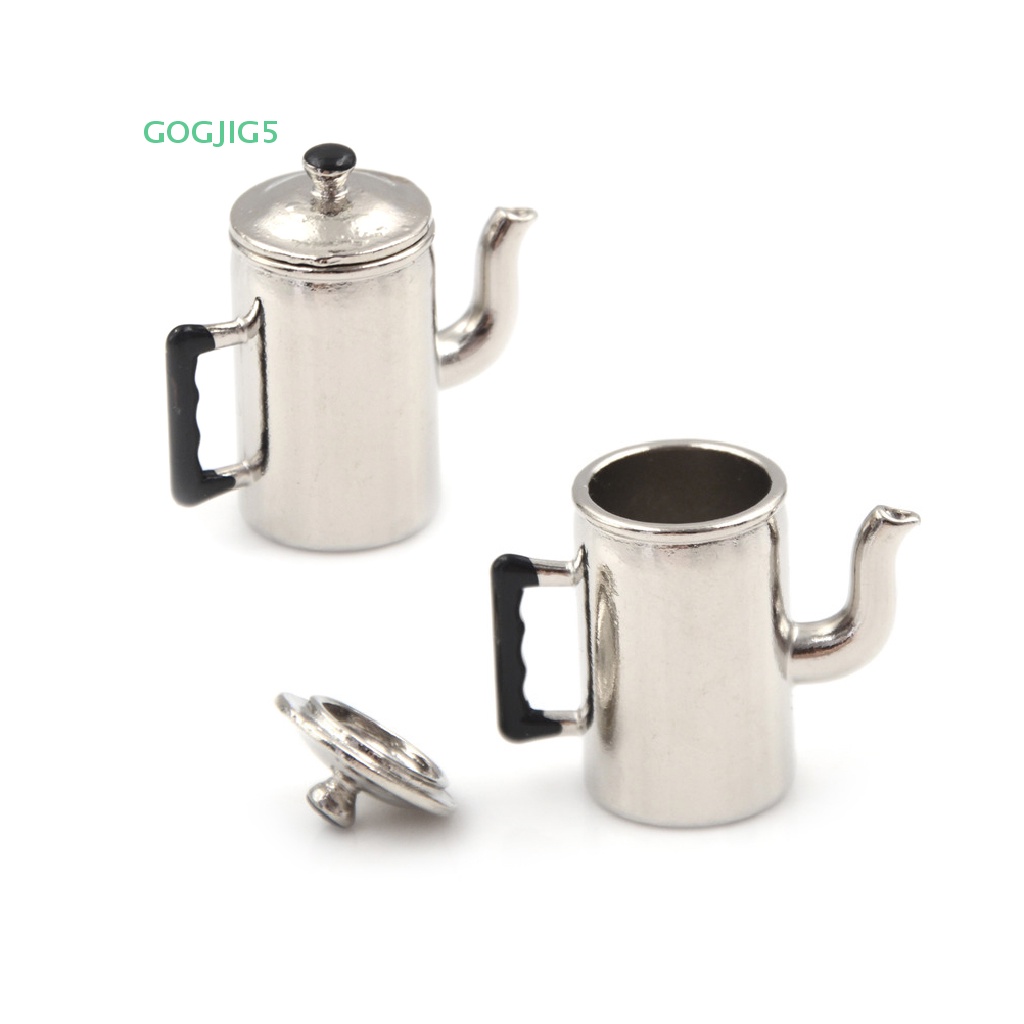 Mô Hình Ấm Nước Bằng Kim Loại GOGJIG5 1 / 12 Trang Trí Nhà Búp Bê