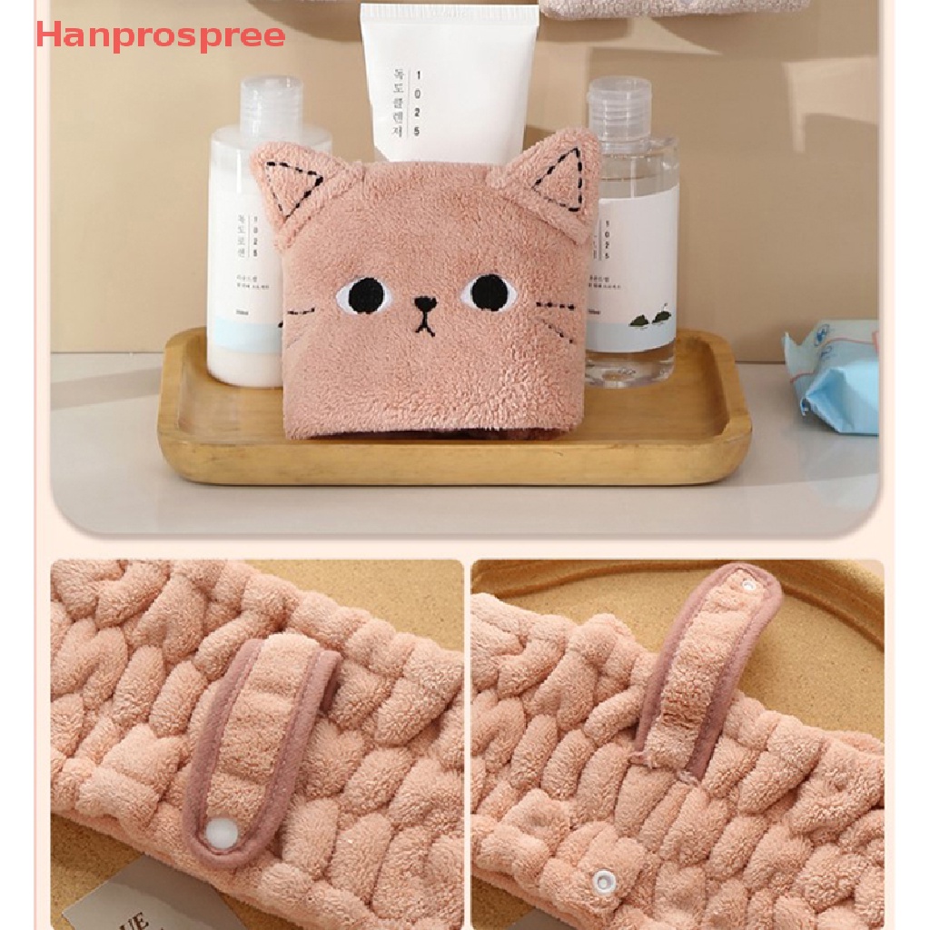 Băng Đô Cài Tóc Bằng Lông Cừu San Hô Hình Mèo Cho Nữ