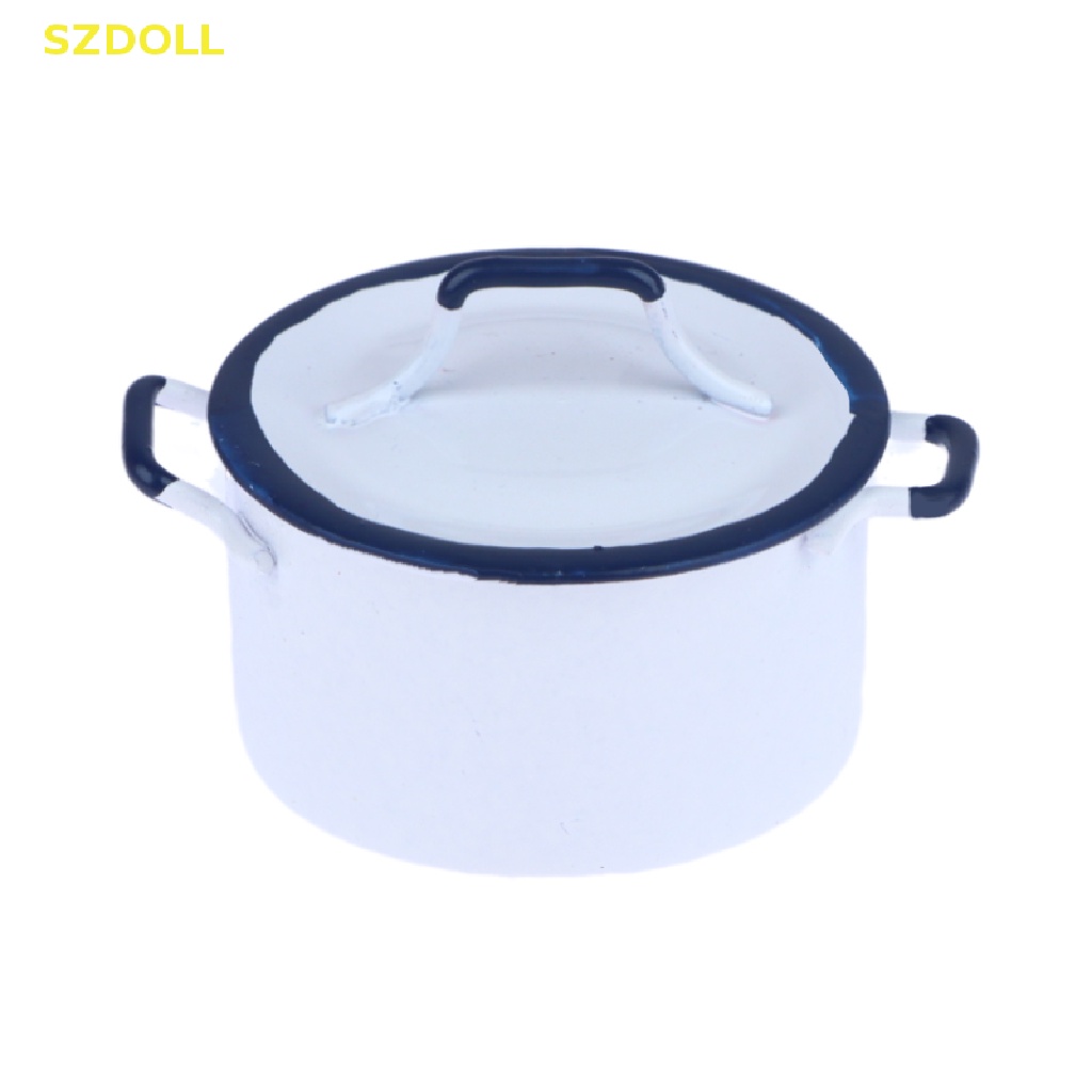 Nồi Nấu Ăn Có Nắp Tỉ Lệ 1: 12 Trang Trí Nhà Búp Bê