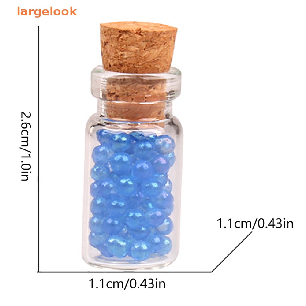 Bộ 2 Lọ Điều Ước Mini Dạ Quang Dùng Trang Trí Nhà Búp Bê DIY