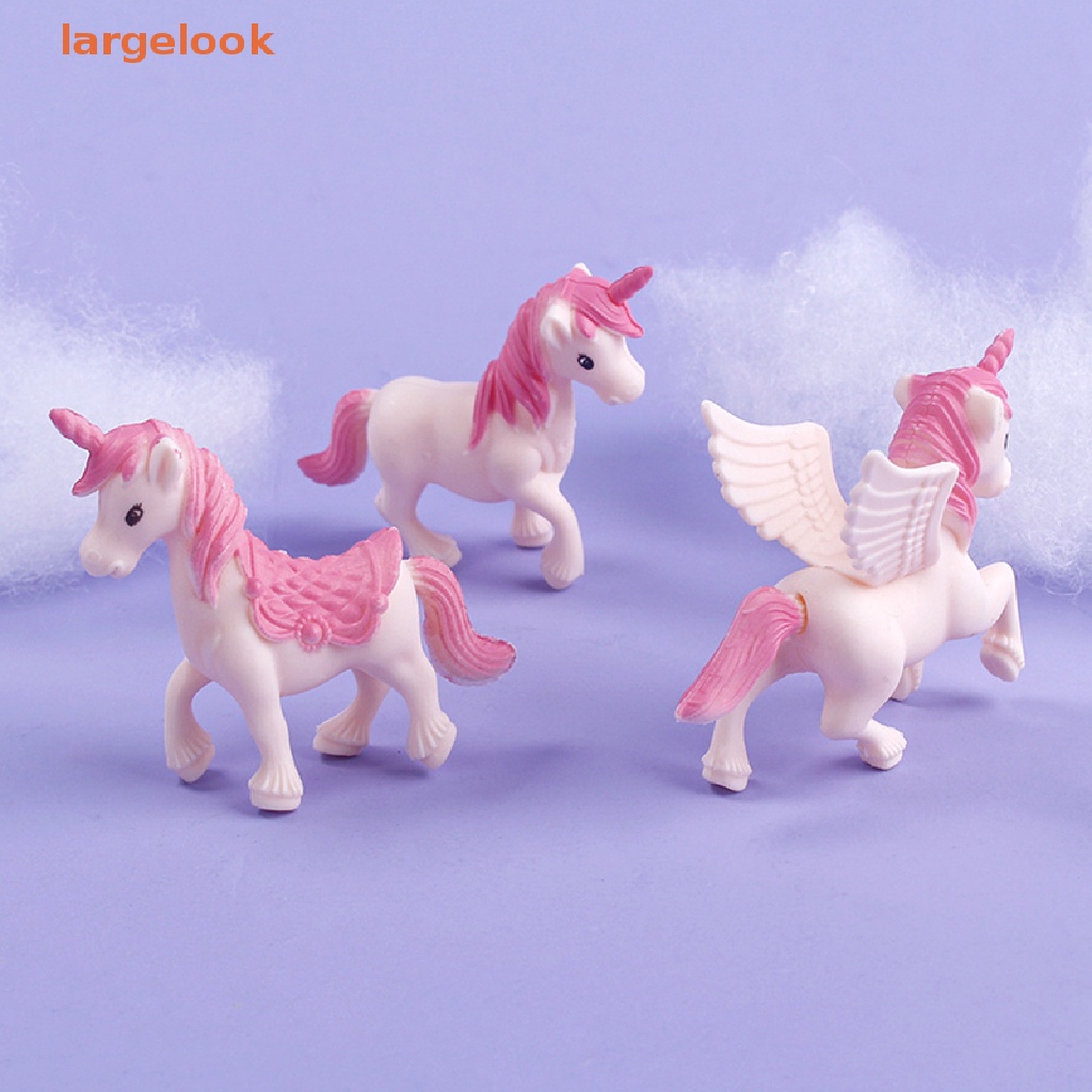 Bộ 3 Mô Hình Kỳ Lân Trang Trí Bánh Kem Xinh Xắn