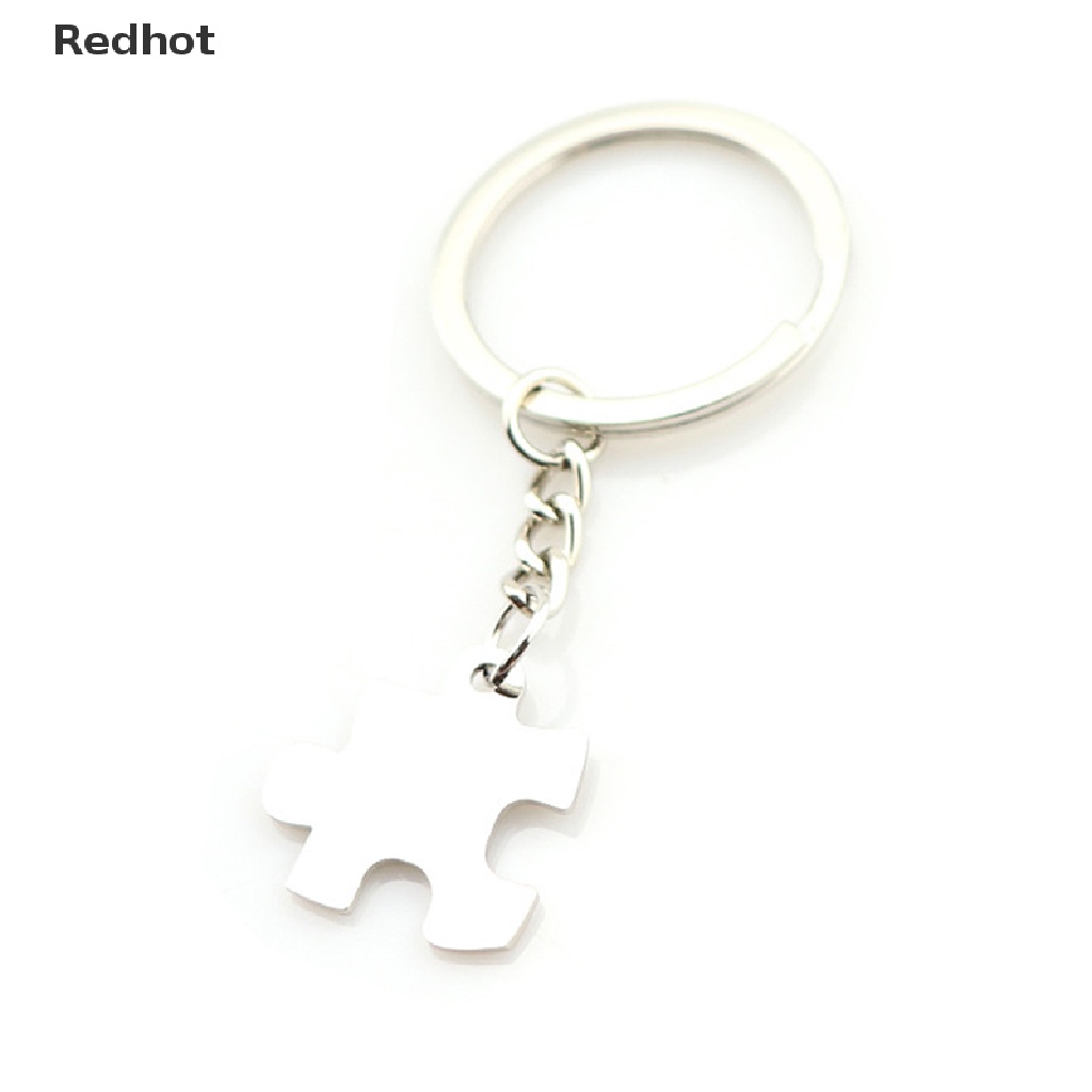 &lt; Redhot &gt; Jig Móc Khóa Kim Loại Hình Mảnh Ghép Treo Túi / Móc Khóa Trang Trí Ba Lô / Ô Tô Quà Tặng