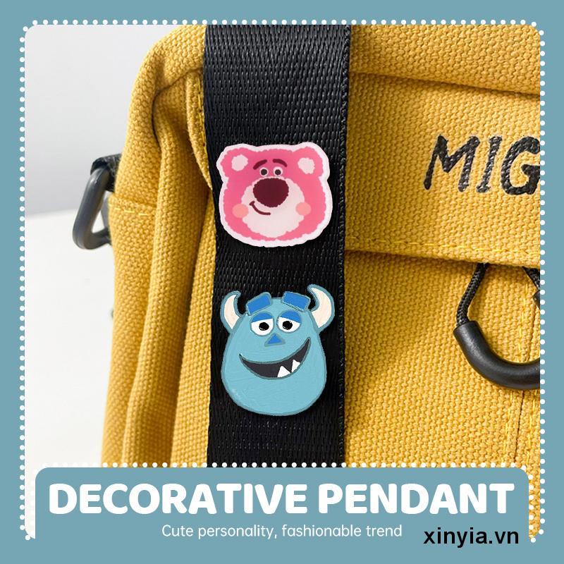 Ghim Cài Áo Chất Liệu Acrylic Mềm Họa Tiết Hoạt Hình Dễ Thương