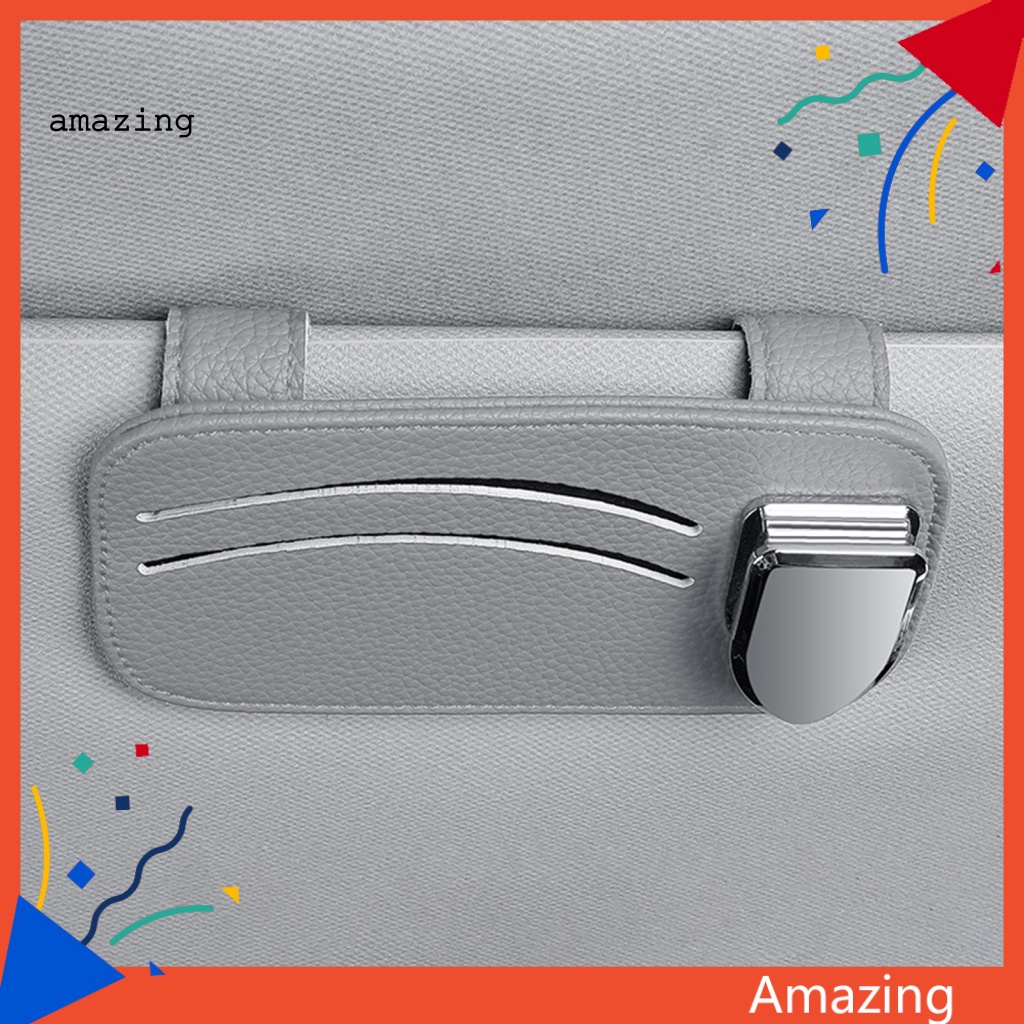 Kẹp Giữ Thẻ / Kính Mát Gắn Tấm Che Nắng Xe Hơi Tiết Kiệm Không Gian