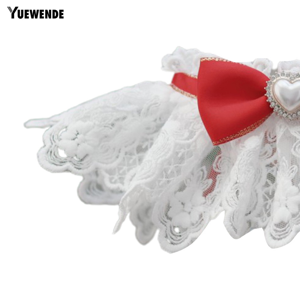 Yue.z Khăn Choàng Cổ Trang Trí Chụp Ảnh Cho Thú Cưng Chihuahua Yorkie