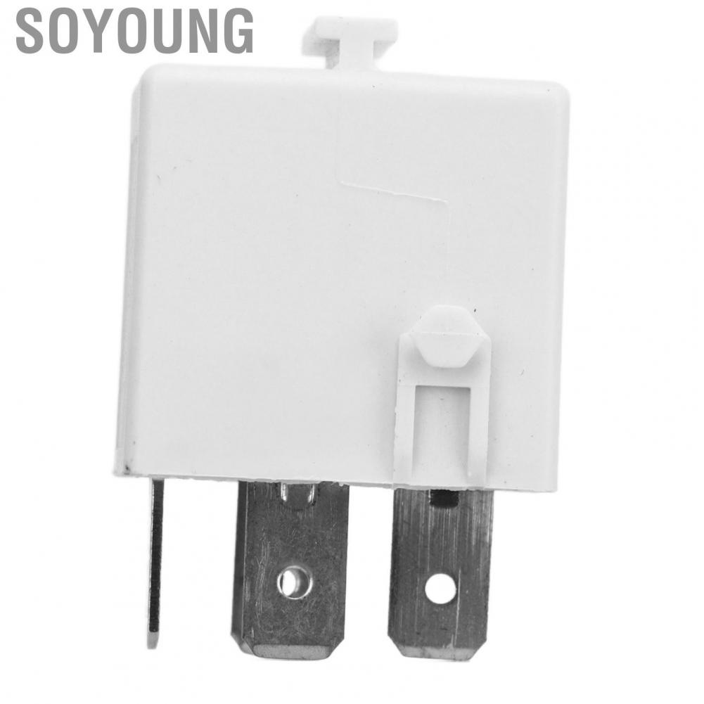 Soyoung Fuel Injection Relay  5 Pin 12V ABS Metal Multifunction Durable Stable Performance for E30 E32 E34 E36 E38 318i 325e 740iL 740i