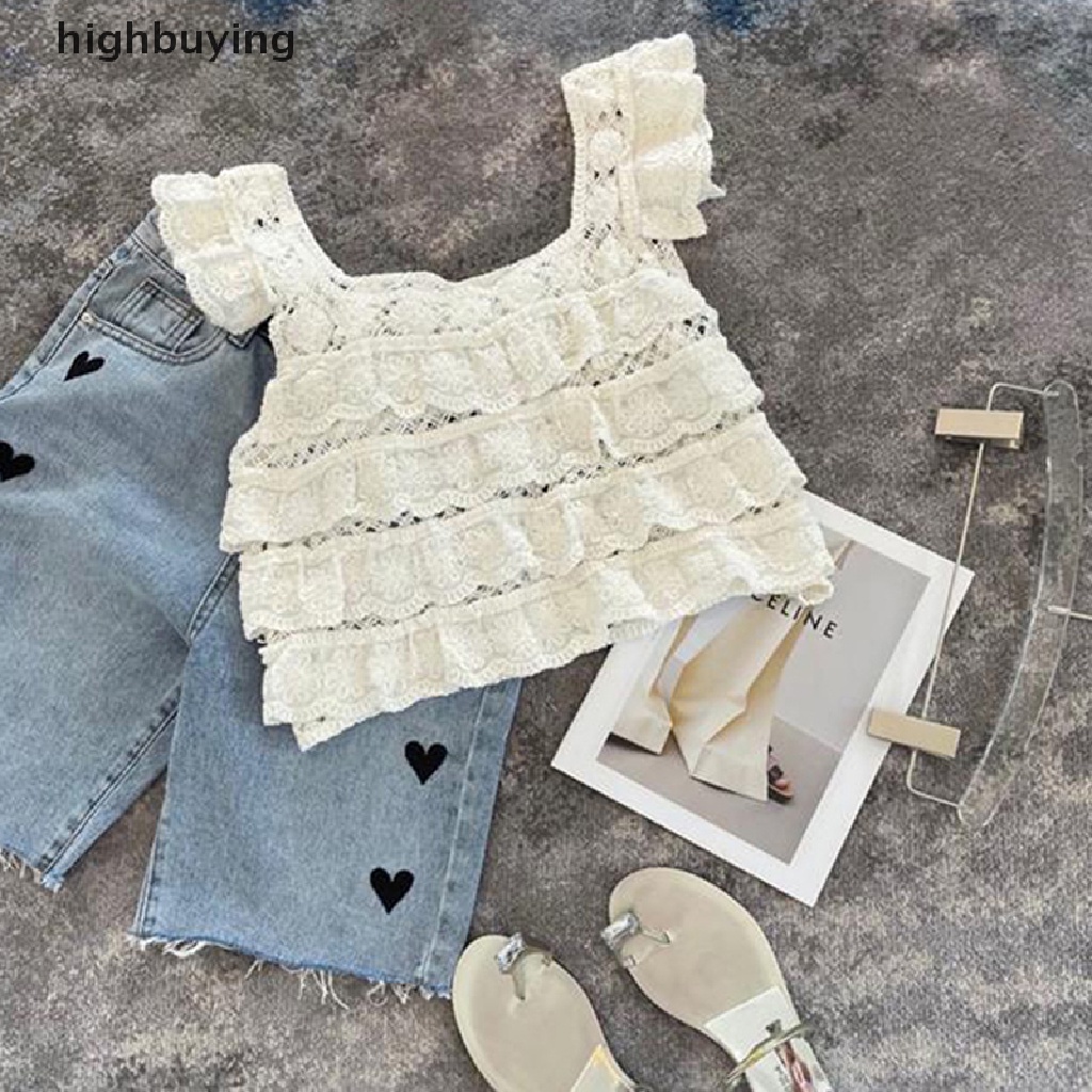 Áo Dệt Kim Cổ Vuông Phối Bèo Thêu Họa Tiết Thổ Cẩm Xinh Xắn Cho Nữ