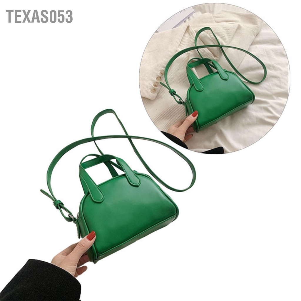 Texas053 Túi Da PU Công Suất Lớn Màu Nguyên Chất Mềm Mại Có Thể Điều Chỉnh Cho Nữ Cô Gái
