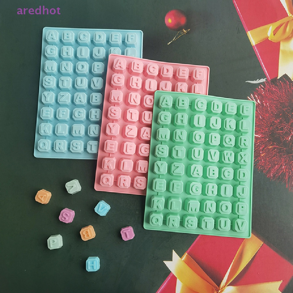 Khuôn Silicon Làm Bánh / Xà Phòng Hình Chữ Cái Alphabet 48 Ô Mới