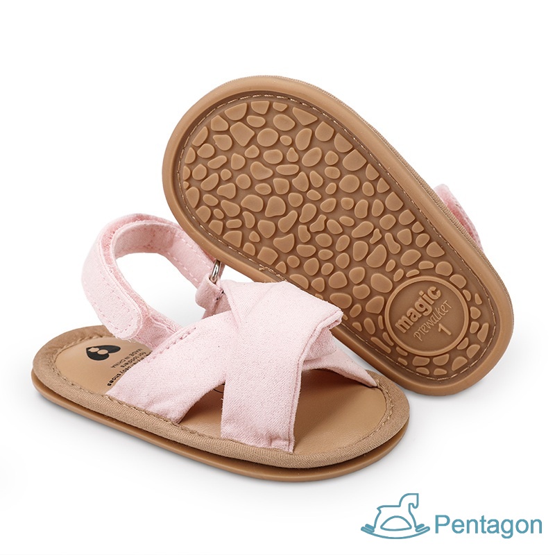 Xăng đan Cotton Đế Mềm Chống Trượt Thời Trang Mùa Hè Dành Cho Bé Gái