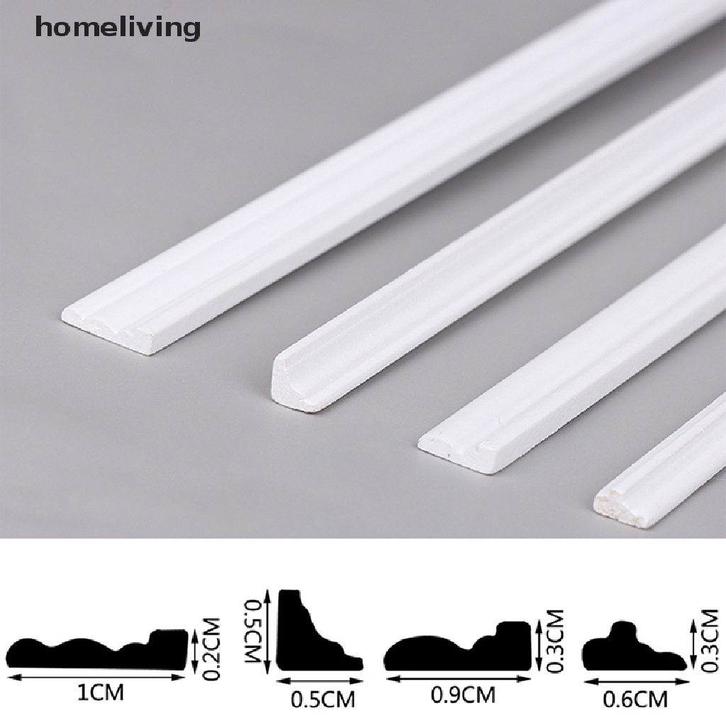 Set 8 Đường Viền Gỗ 1: 12 / 45cm Trang Trí Nhà Búp Bê