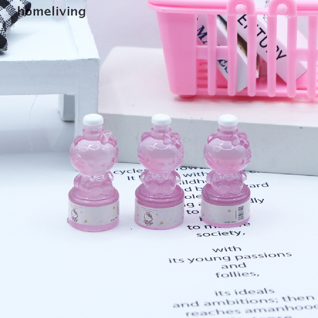 1 Bình Nước Dạ Quang Tự Làm Họa Tiết Mèo Hoạt Hình Trang Trí Tiểu Cảnh