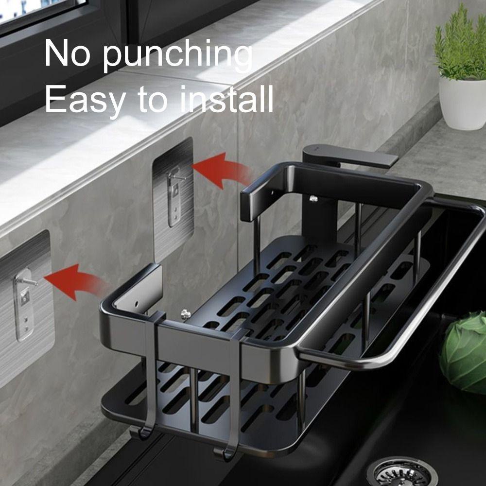 Giá Đỡ Bằng Kim Loại Gắn Bồn Rửa Chén Tiện Dụng