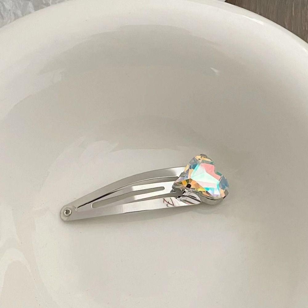 Kẹp Tóc Bằng Hợp Kim Màu Sắc Kẹo Ngọt Phong Cách Hàn Quốc|Kẹp Tóc Hình Vuông Kiểu Dáng Dễ Thương Xinh Xắn