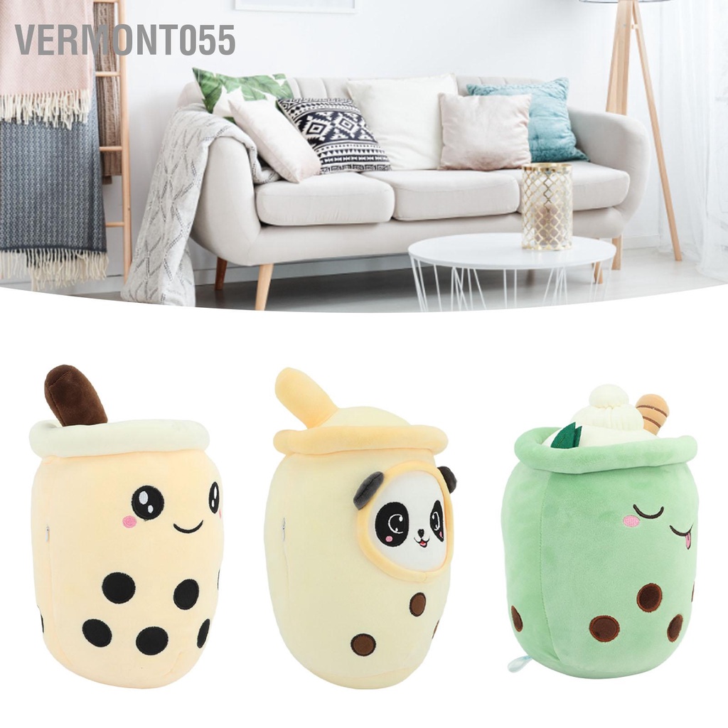 Gối Ôm Nhồi Bông Hình Ly Trà Sữa Dễ Thương