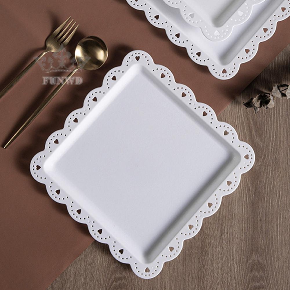 Đĩa Nhựa Hình Vuông Đa Chức Năng