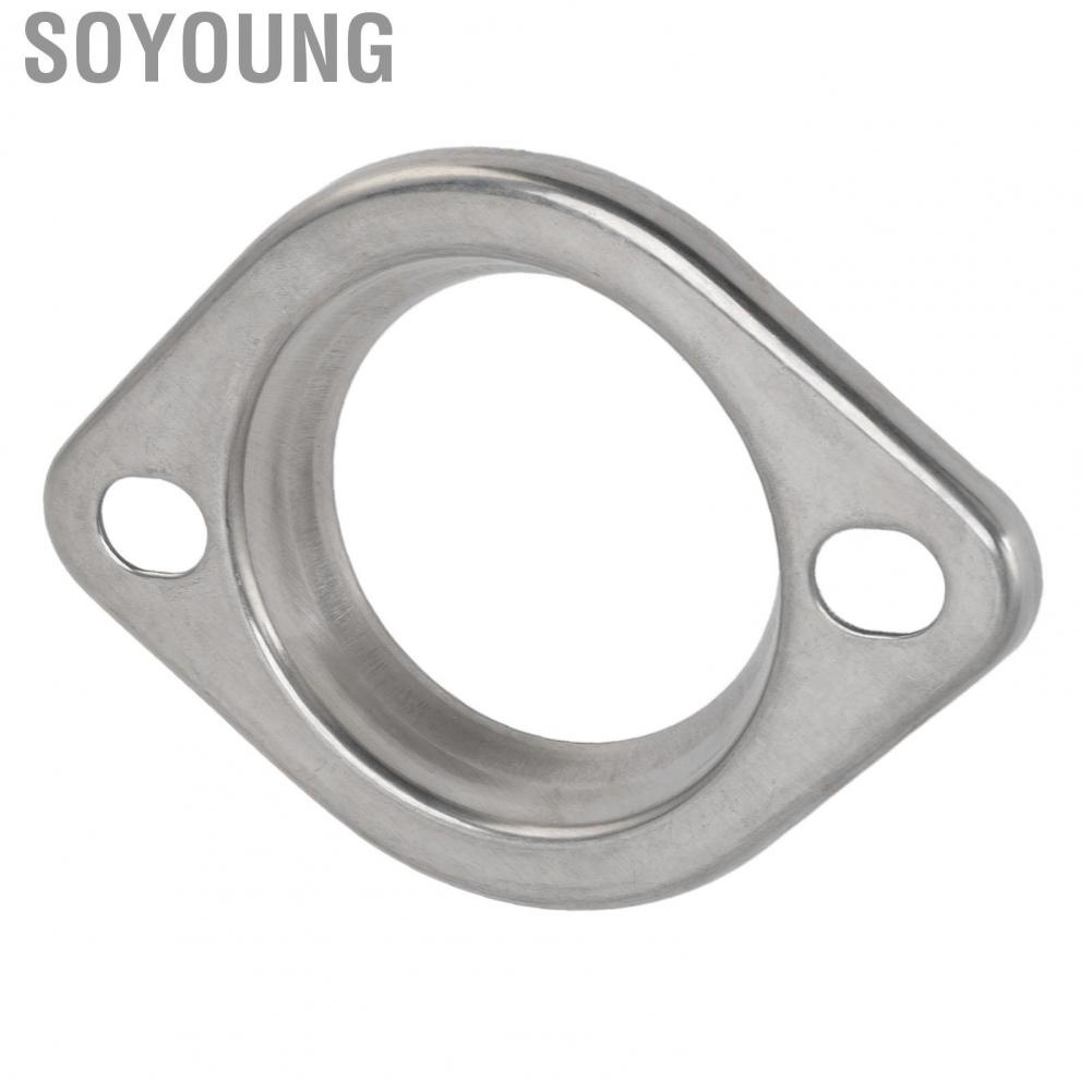 Soyoung Flange Gasket Connection Adapter  Exquisite Appearance Professional Stainless Steel Fitting High Temperature Resistant for Car