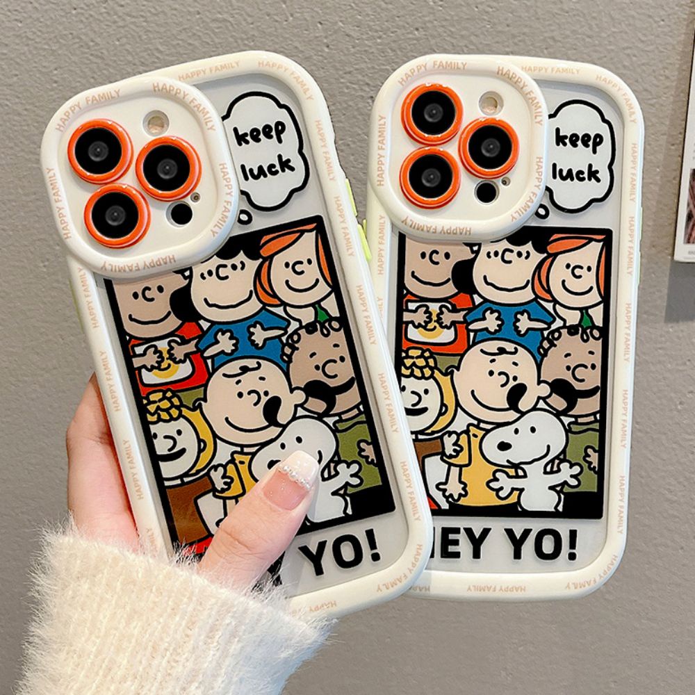 Ốp Điện Thoại TPU Dẻo Họa Tiết Hoạt Hình Snoopy Dễ Thương Cho IPhone 11 12 13 14 Pro Max