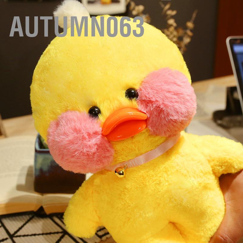 Autumn063 Vịt Búp Bê Đồ Chơi Nhồi Bông Mềm PP Hình Động Vật Trang Trí Nhà Cho Gia Đình Bạn Bè