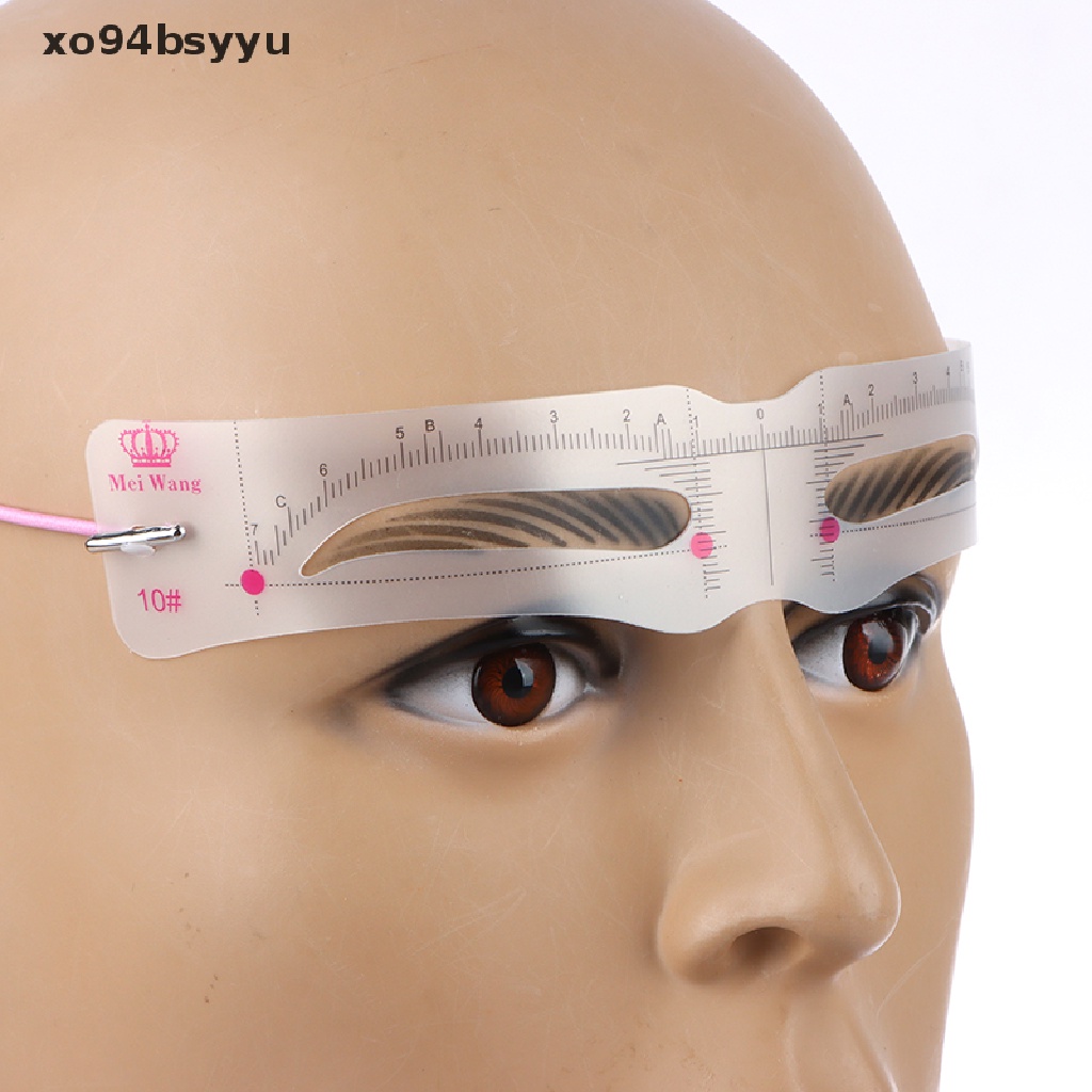 Set 12 Khuôn Hỗ Trợ Kẻ Lông Mày Tiện Dụng Xo94Bsyu