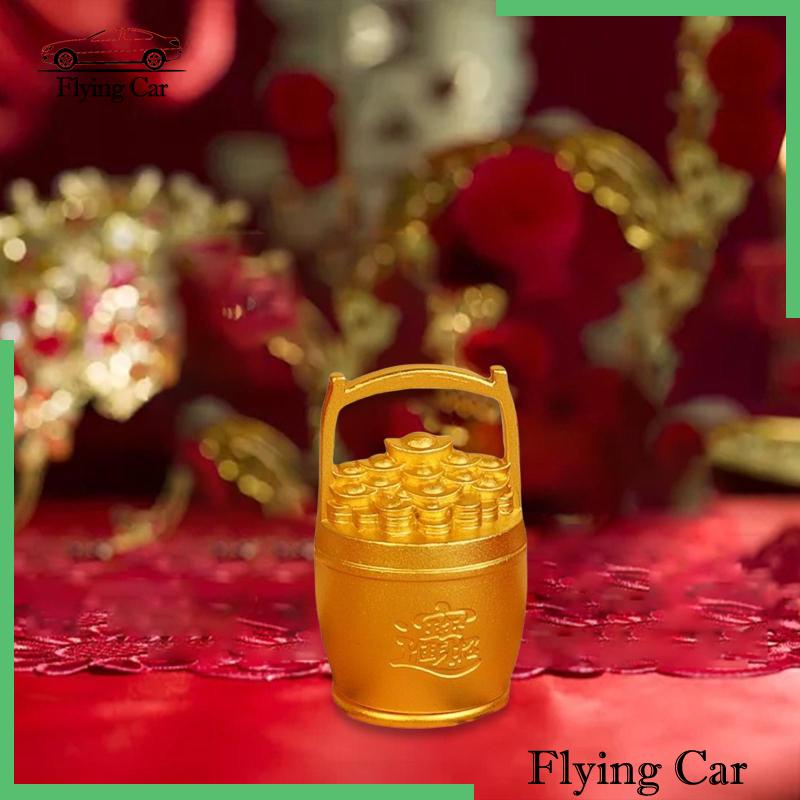 [Lzdjfmy2] Tượng Trang Trí Hình Trụ May Mắn Bằng Đồng Thau