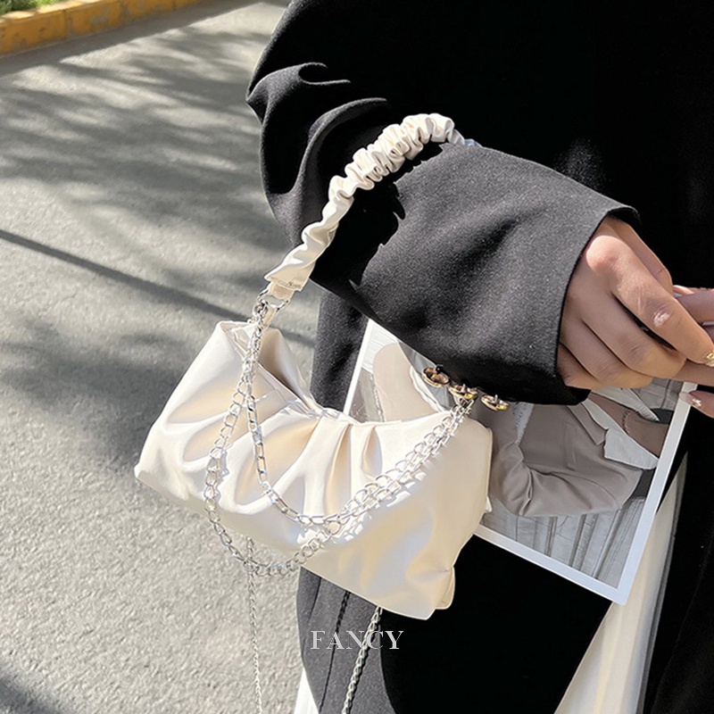 Fancy Túi Xách Đeo Vai Kiểu Pháp Hình Đám Mây Gấp Lại Được