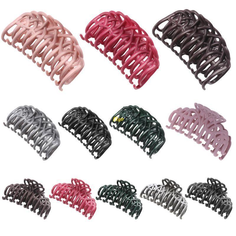 Kẹp Tóc Càng Cua Bằng Acrylic Màu Sắc Ngọt Ngào Thời Trang Cho Nữ