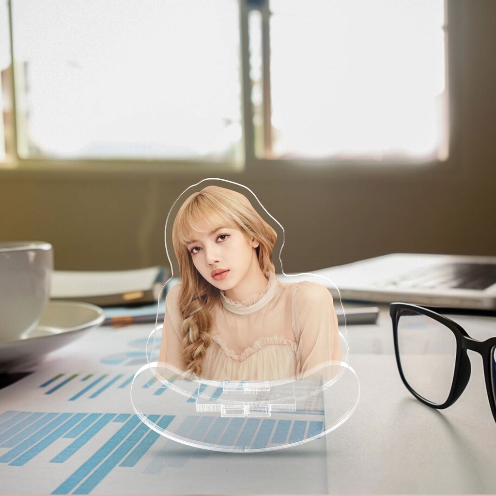 Standee mica lắc lư lật đật in theo yêu cầu đáng yêu cho bạn bè, người yêu